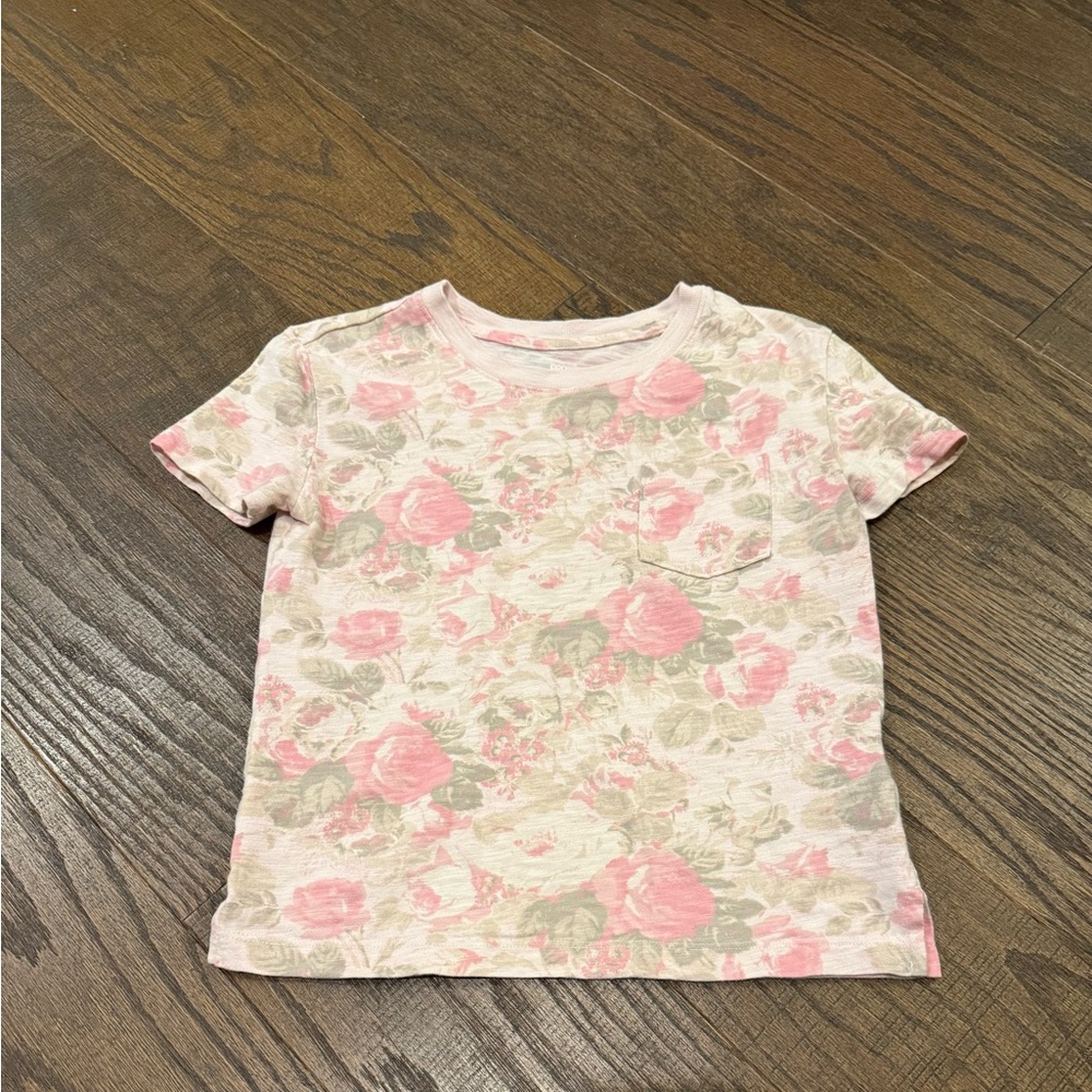 Girls' Gap x LoveShackFancy Floral Pocket Tee size M (8)